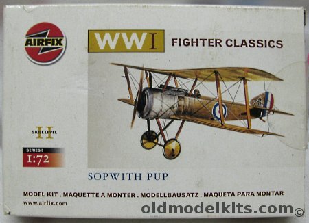Airfix 1/72 Sopwith Pup - Captain James McCudden (57 victories), 00082 plastic model kit
